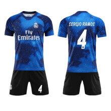 Tuta sportiva Real Madrid Tuta arcobaleno Star Edition Tuta sportiva Sergio Ramos n. 4 Set per bambini