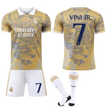 Maglia sportiva con calzini per bambini e adulti Real Madrid Special Edition n. 7 VINI JR 16 2024-2025