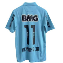 (S)Tuta Santos FC 1213 Stagione Neymar 11 Tuta sportiva blu Compatibile con Santos[JUN] Blu S
