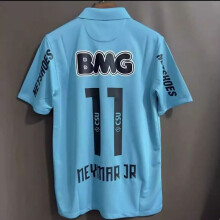 Tuta sportiva a maniche corte Neymar Stagione 1213 Brasile Santos Santos Anniversary Edition No. 11