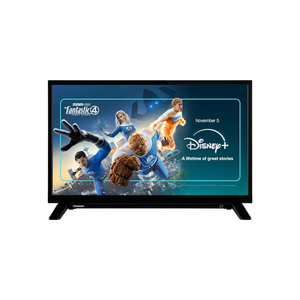 Toshiba 24" Wv2553db Hd Ready Smart Vidaa Tv, Hdr 2025
