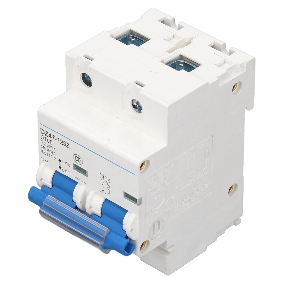 Dc Circuit Breaker 100A 10Ka 36Mm Din Rail Miniature Overload Protector 9471354646175