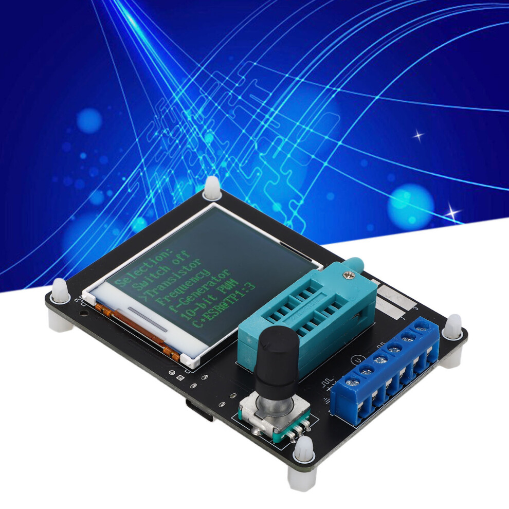 Dc5v Transistor Tester 1.77Inch Tft Screen Capacitance Esr Frequency Meter 8491354646112