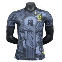 (L)Stagione 2425 Tuta sportiva a maniche corte Brasile ad asciugatura rapida Sportswear Jesus of Brazil,