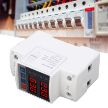 Self-Resetting Over Under Voltage Protector 63A Adjustable AC220V