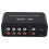 1 In 4 Out DC 12V RCA Audio Switch with Remote Control 16