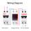 Self-Resetting Over Under Voltage Protector 63A Adjustable AC220V 8