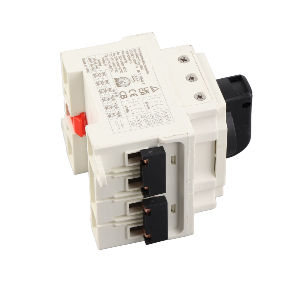 Compact 32A Solar Disconnect Switch 1000V For Efficient Power Control 4981354646532