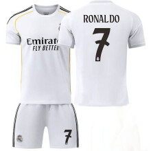 (18)tuta sportiva Bambini 25/26 Real Madrid Home #7 Ronaldo tute sportive Tute della squadra Regali