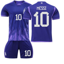 (28)tuta sportiva per bambini Argentina Away Kit tute sportive #10 Messi tute sportive Tute della squadra