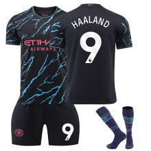 (8-9 anni) Tuta sportiva per bambini Haaland #9 Fans Tuta sportiva Kit Home Match Tuta per bambini Tuta