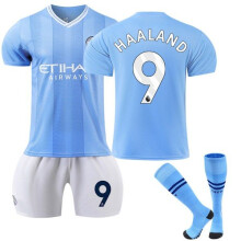(28) Chándal deportivo para niños Haaland Sport Gear Home Game Chándal para niños Chándal + Pantalones