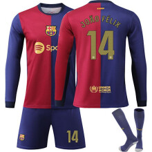 (22)Set tuta sportiva, tuta sportiva Barcellona NO.14 per ragazzi e ragazze, tuta sportiva traspirante