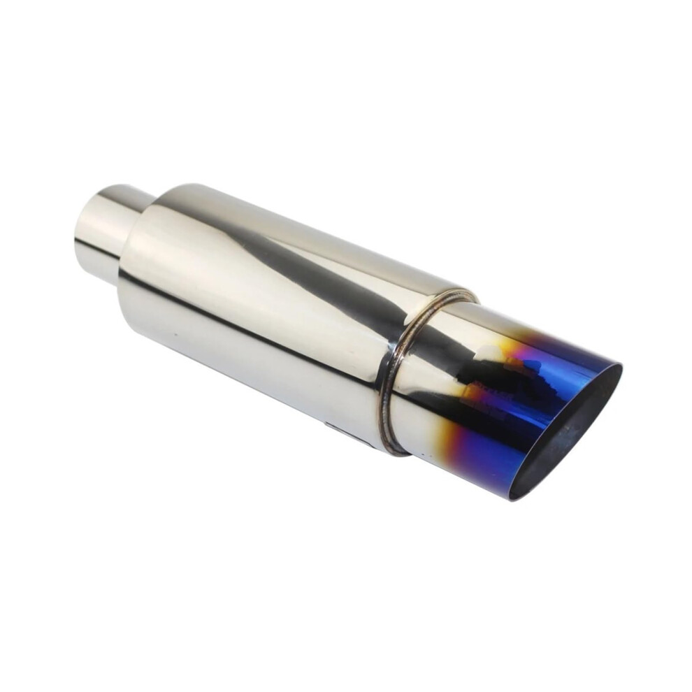 Tail Exhaust Pipe Universal Stainless Steel For Car And Motorcycle, 51/57/63Mm Id, 89Mm Outlet, Muffler Tip Silencer 9016109623072