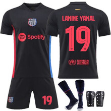 (18(100-110cm))tuta sportiva, calzini, protezioni per le gambe, Barça, nero 18(100-110cm)