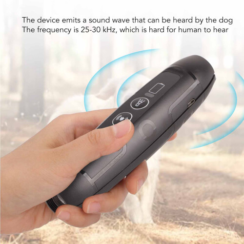 Anti Barking Device Ultrasonic 3 Modes Behavioral Trainer Flashlight for Dogs 2