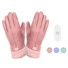 Winter Electric Heated Gloves USB Heated Ergonomics Soft Ladies Warming Gloves
