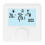 Digital LCD Temperature Controller 30-230VDC Programmable Thermostat White 15