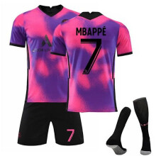 (bambini 26 (140-150 cm)) kit sportivo maglia sportiva Maglia da allenamento V Mbappe bambini 26 (140-150