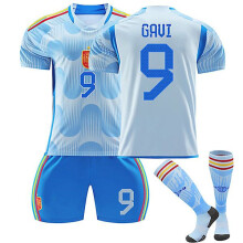 (18)Tuta da trasferta Spagna 22-23 GAVI n. 9 tuta sportiva 18