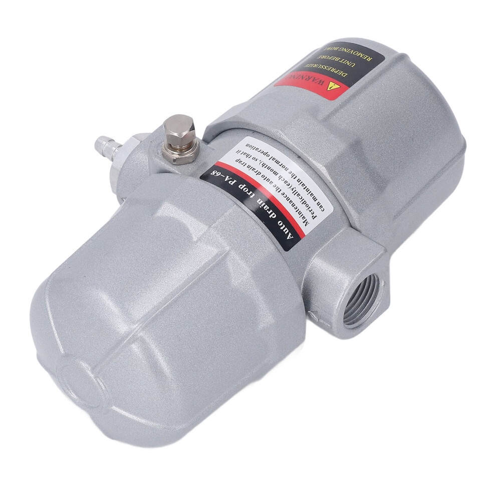 Energy-Saving Auto Drain Trap G1/2In - No Power Needed Aluminum Shell 8751354648739