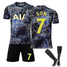 (Bambini 20 (110-120 cm))Maglia da uomo #7 Tottenham Hotspur 22 Set di maglie sportive - Perfetto per
