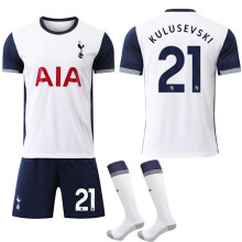 (18)Tottenham Hotspur 2024-25 Maglia sportiva da casa, Kulusevski #21, Adulto 18