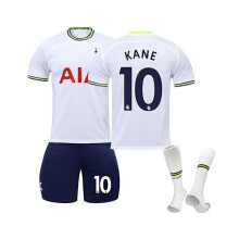 Camiseta de local del Tottenham Hotspur 2022/23 Kane n. 10, kit de 3 piezas para niños y adultos (talla