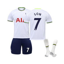 (28(150-155CM))Maglia casalinga Tottenham Hotspur 2022/23 Son No.7 tuta sportiva 3 pezzi per bambini