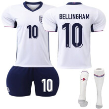 (Adulto L)UEFA Euro 2024 Inghilterra Maglia sportiva da casa n. 10 Bellingham-Xin Adulto L