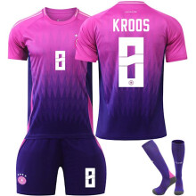 (M)Tuta sportiva per bambini della squadra ospite della Germania per la UEFA Euro 2024 con calzini NO.8