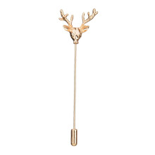 Deer Long Brosche Für Frauen Männer Vintage Accessoire Gold