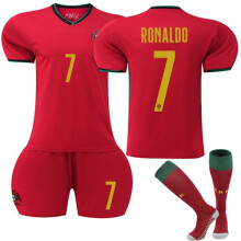 Maglia sportiva Home UEFA EURO 2024 Portogallo N. 7 Cristiano Ronaldo- Perfe adulto XXL