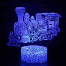 WJ 3D-LED-Lampe für Jungen, 16 Farben, Stimmungslampe, Kinder, Schreibtischdekoration, Gadget, Geschenk,