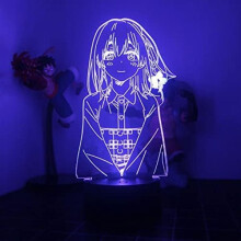 WJ LED-Nachtlicht für Schlafzimmerdeko, Geschenk-Nachtlicht, Anime-Waifu-3D-Lampe, Rent A Girlfriend