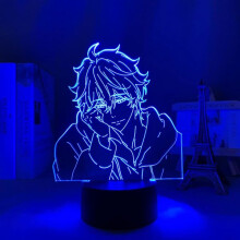 WJ Anime LED-Licht Gratis Kisumi Shigino für Schlafzimmerdekoration Nachtlampe Geburtstagsgeschenk Zimmerdeko