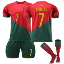 (L(175cm-180cm))WM 22 Portugal Heimtrikot Nummer 7 Cristiano Ronaldo L(175cm-180cm)