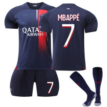 XJ-23-24 New Paris Home Kinder-Sport-Trainingsanzug 7 Mbappe Z