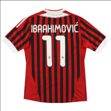 Zlatan Ibrahimović Karriere-Sport-Trikot Top T-Shirt 11-12 AC Mailand Heimtrikot 11-12 AC Mailand Heimtrikot