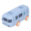 Wasserflasche in Busform, 360 auslaufsicher, 9