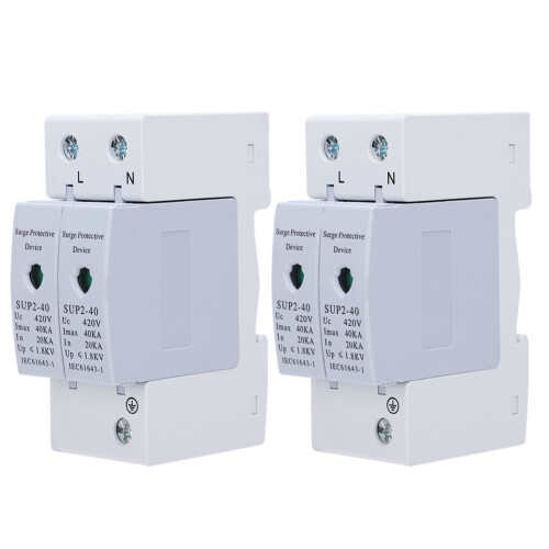 2Pcs Überspannungsschutzgerät AntiThunder