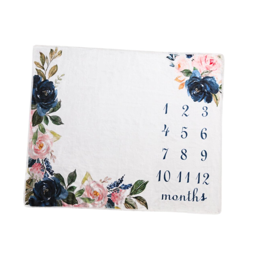 Mat Photography Props Large Flannel Baby Blanket For Newborn Photoshoot, Breathable And Easy Wash