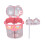 Niedliche Wasserflasche, 780 ml, doppelt 5