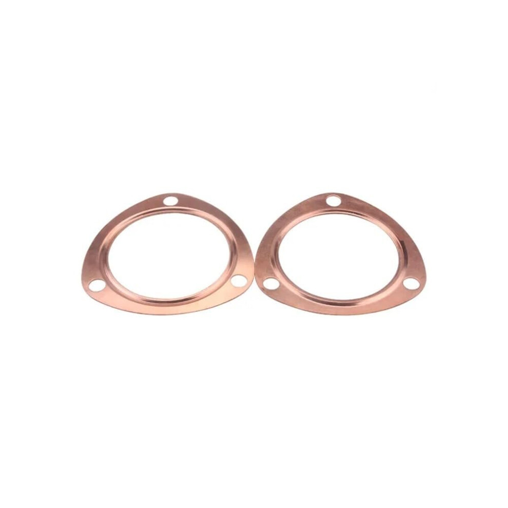 Copper Header Exhaust Collector Gaskets 2.5/3/3.5-Inch Reusable Sbc Bbc Compatible 302 350 454 383 9084446597097