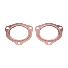 Reusable Copper Header Exhaust Collector Gaskets 3-1/2 Inch Compatible With SBC BBC 302 350 454 3.5 Inch Collectors