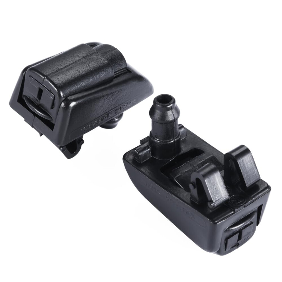Windshield Nozzle 2-Piece For Skoda Octavia 1Z 2005-2013, 5E 2013-2016, 1Z0955985 Front Windscreen Washer Sprayer Jets 9354506518660