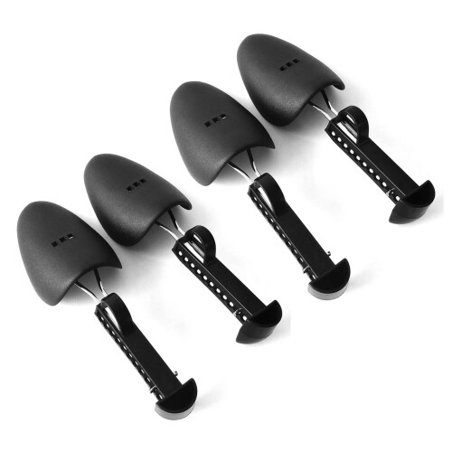 Adjustable Shoe Tree 4PCS 25-30cm Black Iron Plastic Shoe Stretcher 1