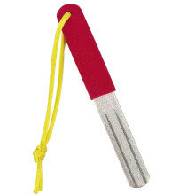 Red V-Groove Darts Sharpener: Slim Double-Sided Point Sharpener Steel-Tip Darts, Diamond Grinding Tool Rapid Sharpening