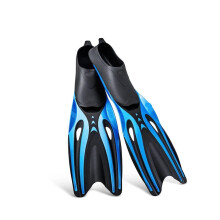 Flippers Swimming Fins Rubber Snorkelling Fins For Diving Water Sports Beach Shoes Fin Size S Blue