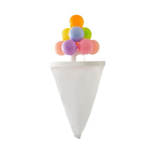 Laundry Filter Ball Washing Machine Hair Remover Bag, 8.07x3.66 In, Colorful Strands Pet Hair Collector For Dogs Cats